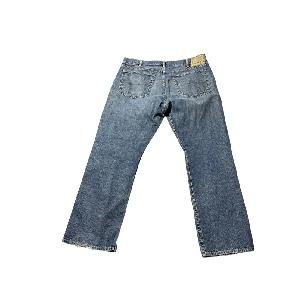 Polo Ralph Lauren Straight Jeans Mens 38/30 Blue Denim Classic Fit 5-Pocket Logo